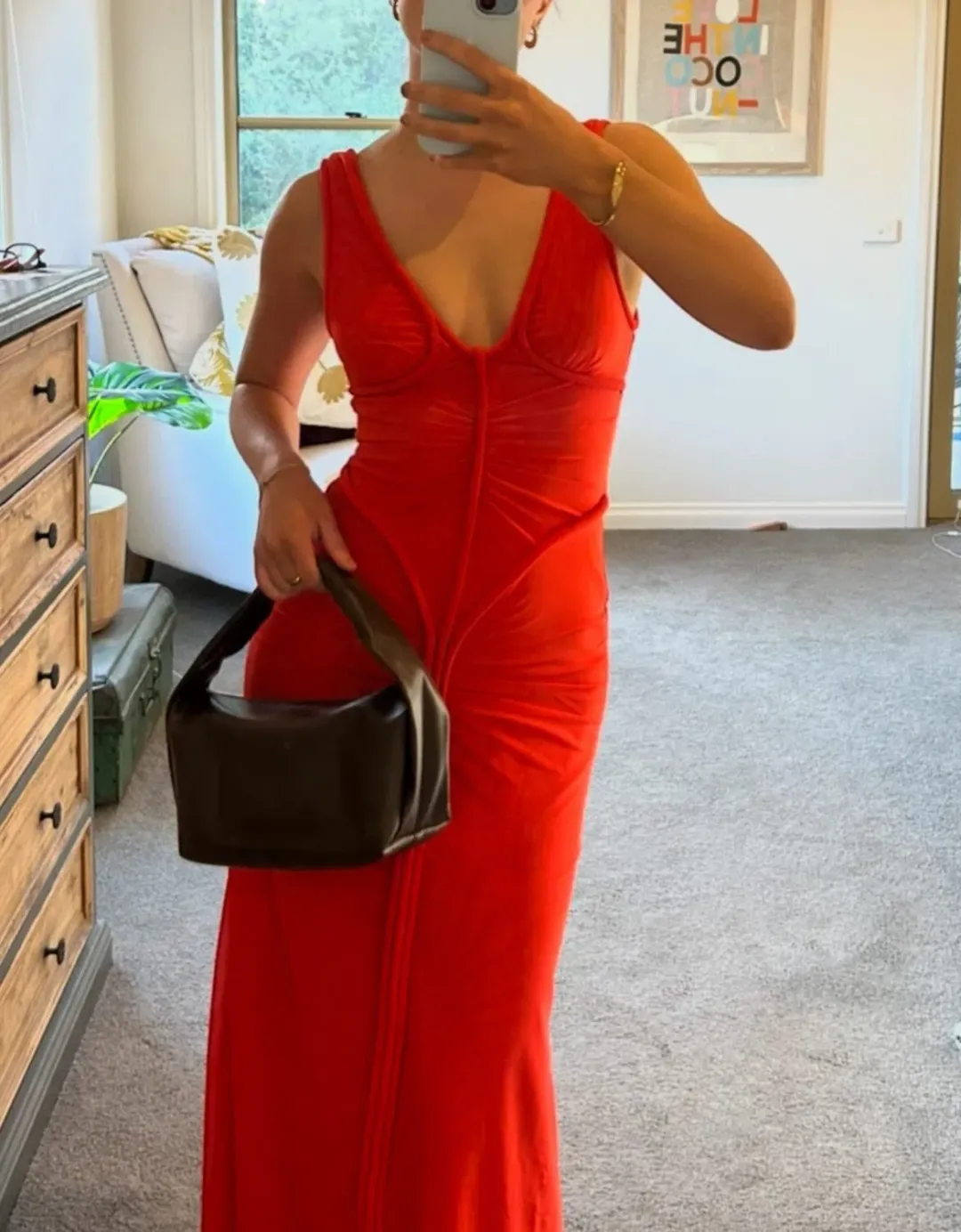 Significant Other Tillie Maxi Dress Red Size S / AU 8 for rent on The Volte - main image