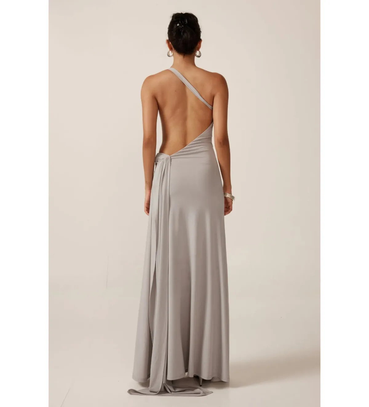 Ance Gria Gaia Gown Silver Blue Size 6 - Image 2