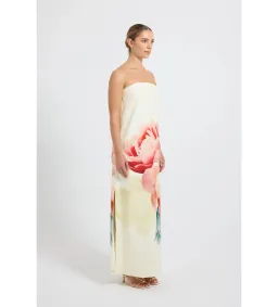 Pasduchas Nostalgia Strapless Maxi Dress Floral Size AU 12 for rent on The Volte - image 2