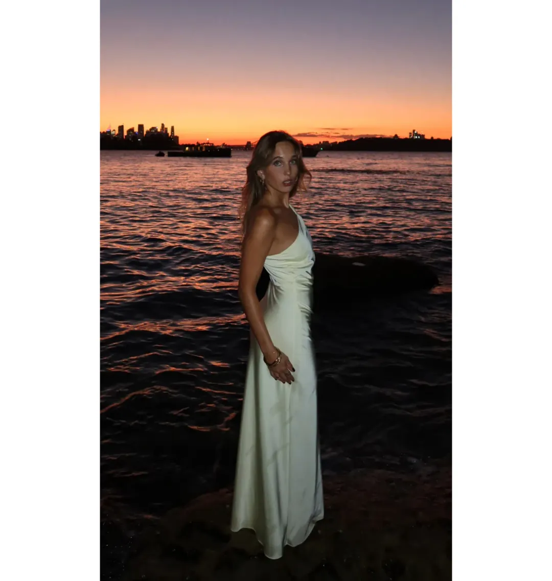 Bec & Bridge Lunetta Asym Dress in Ice Yellow Size AU 10 for rent on The Volte - main image