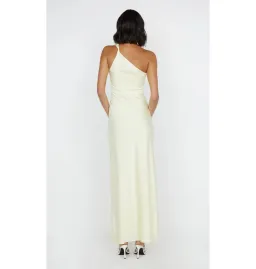 Bec & Bridge Lunetta Asym Dress in Ice Yellow Size AU 10 for rent on The Volte - image 2