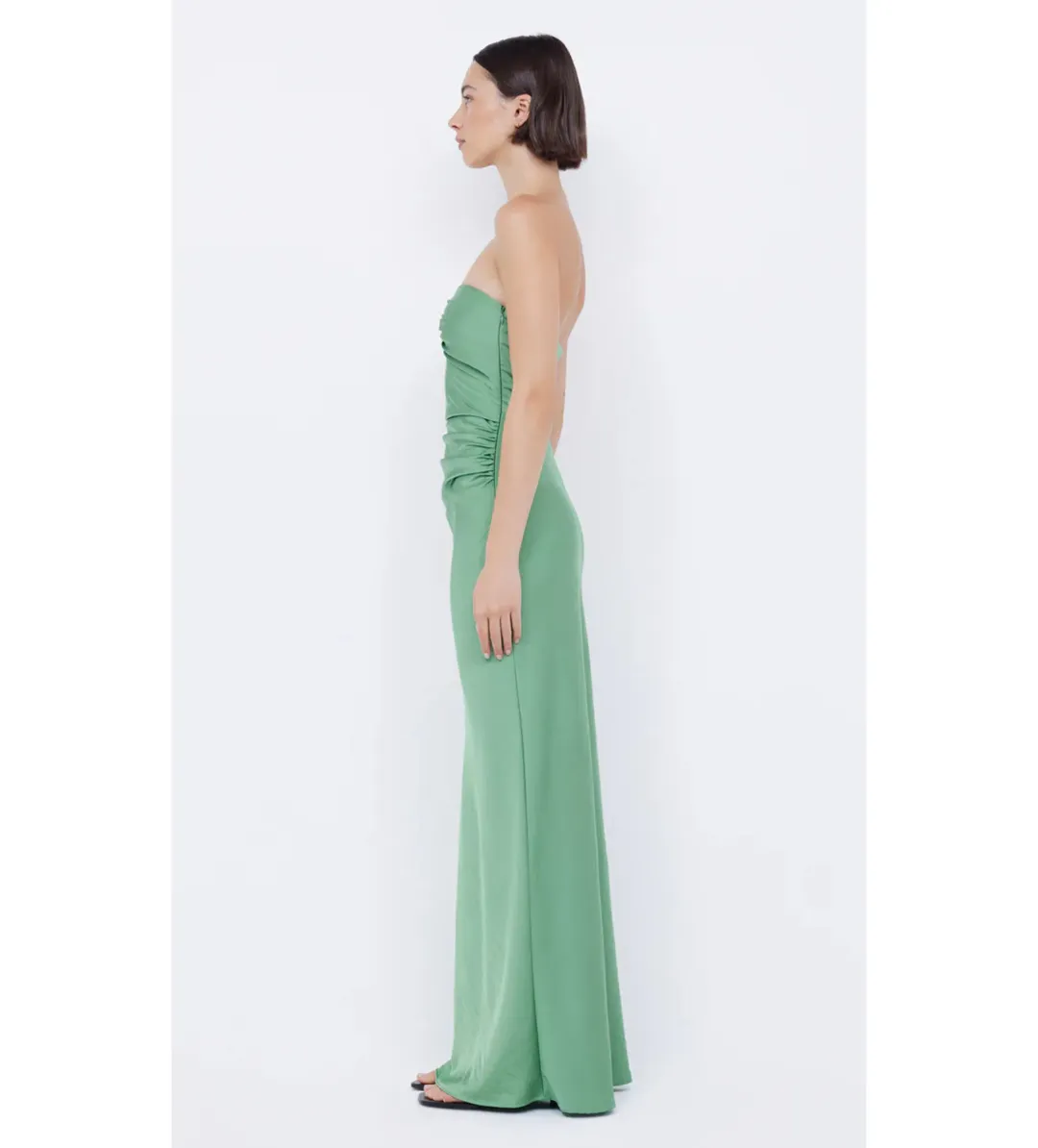 Bec & Bridge Emilia Strapless Maxi Dress Green Apple Size 10 for rent on The Volte - main image