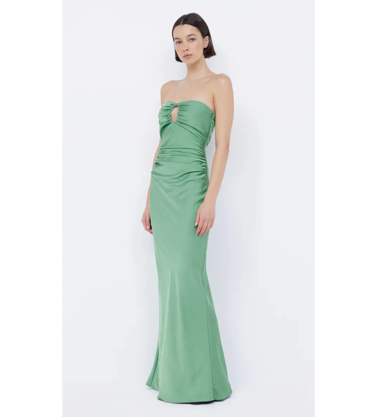 Bec & Bridge Emilia Strapless Maxi Dress Green Apple Size 10 - Image 4