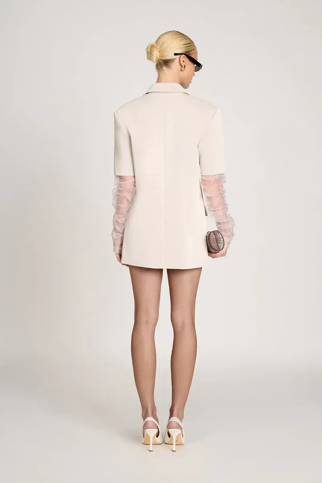 Eliya The Label Carter Dress in Cream Size 8 for rent on The Volte - main image