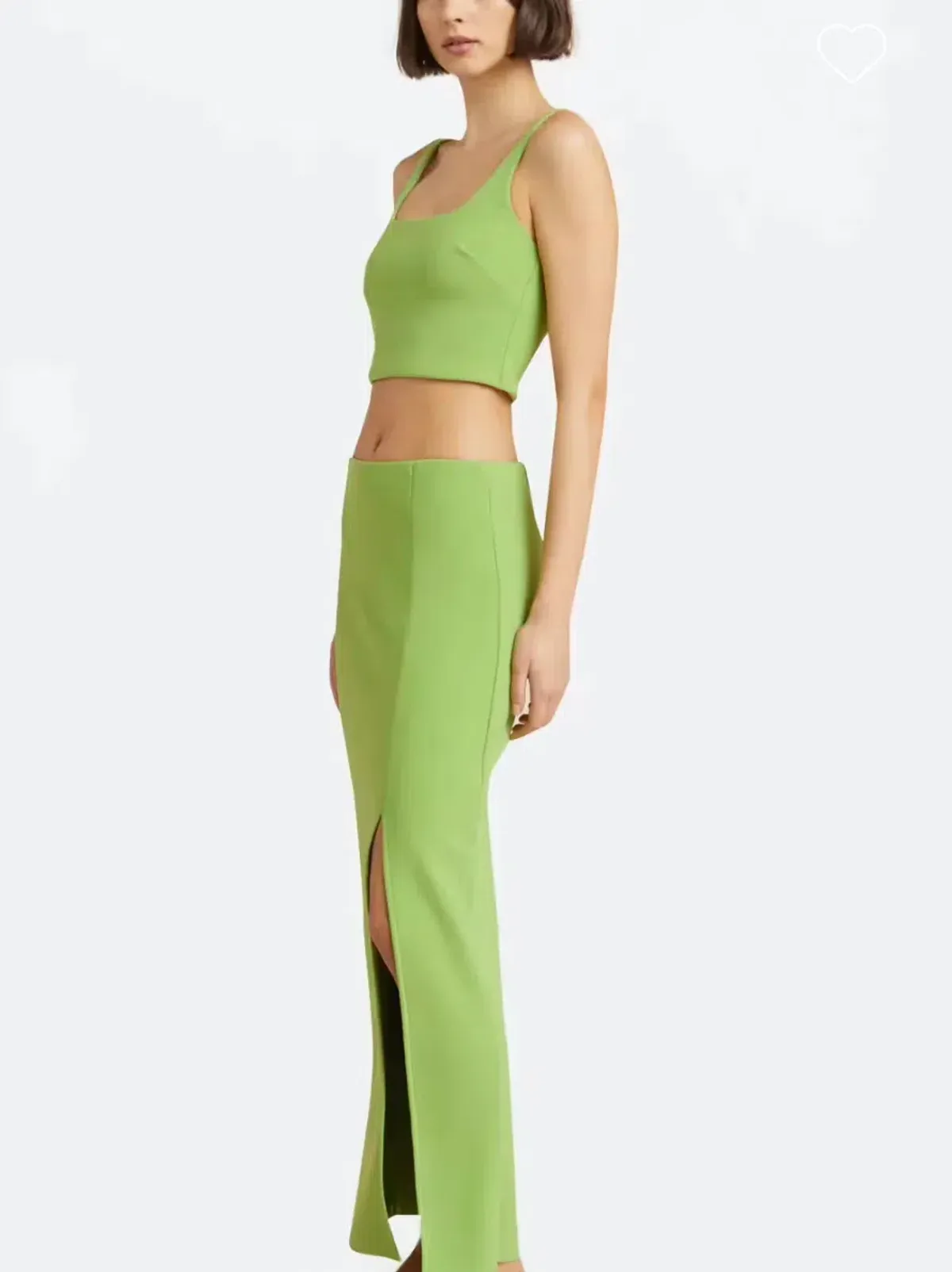 Bec & Bridge Karina Maxi Skirt & Bodice Sweet Pea Green Size 8 - Image 4