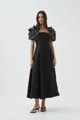 Aje Twyla Midi Dress Size 8 for rent on The Volte - image 2
