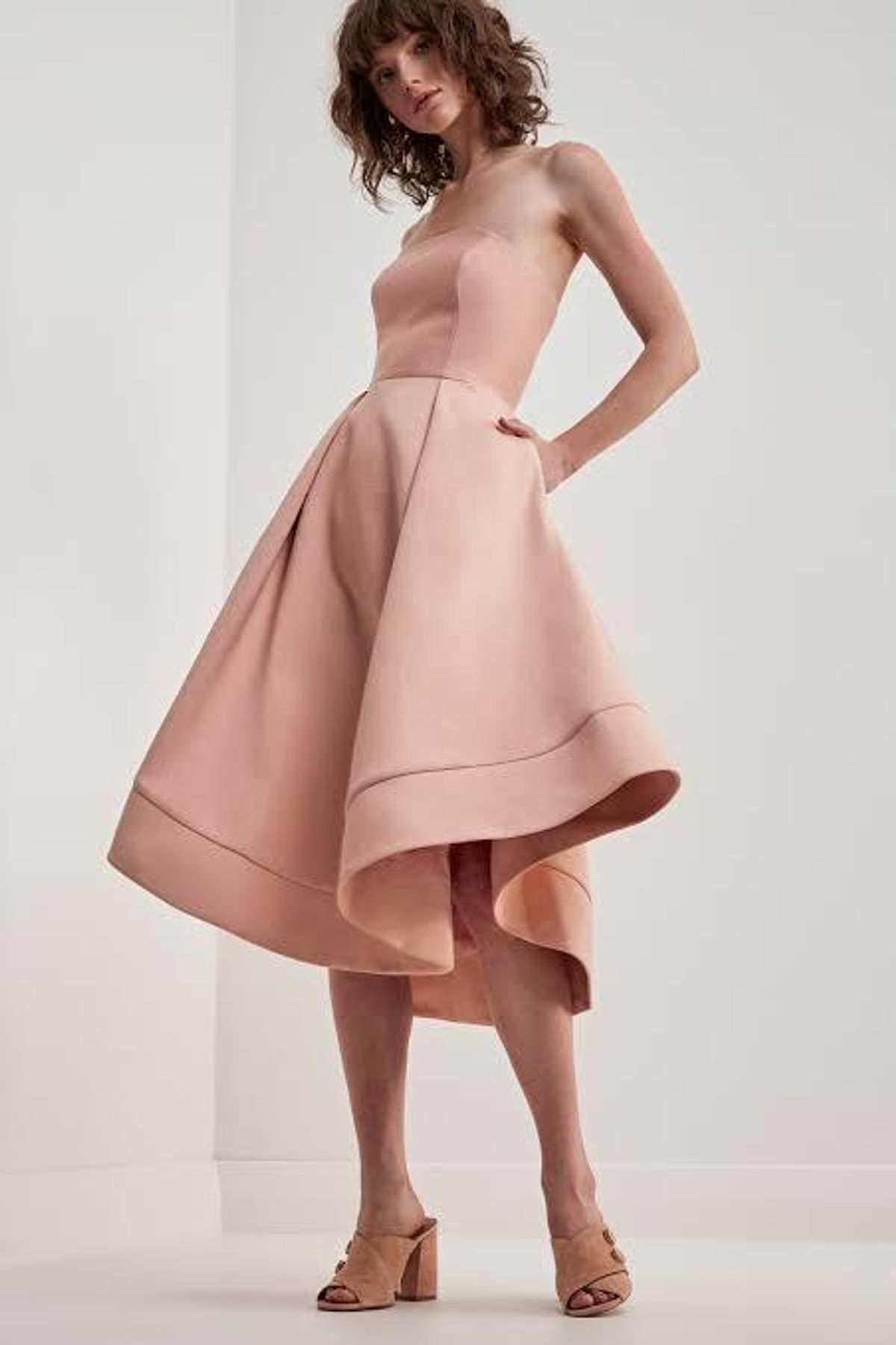 C/MEO Collective Making Waves Dress in Biscuit Size 8 - Image 2