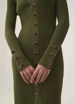 AJE Ondine Midi Dress Size 12 for rent on The Volte - image 3