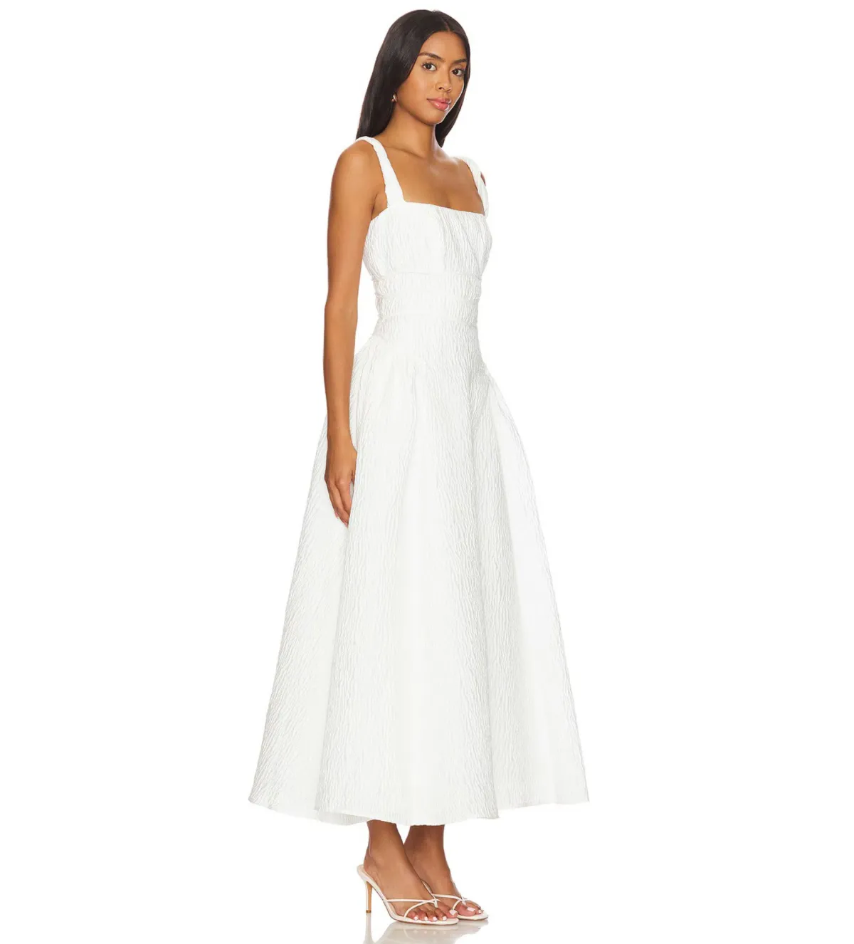 Rachel Gilbert Sophia Strap Maxi Dress Ivory Size 1/Au 8 - Image 2