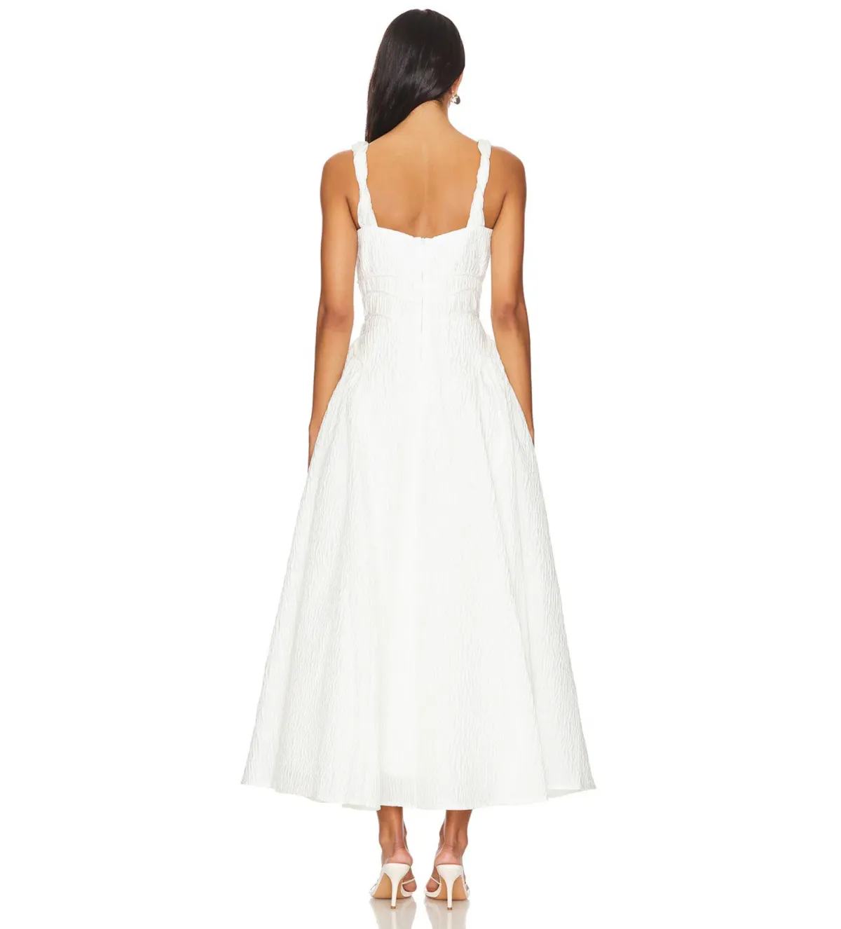 Rachel Gilbert Sophia Strap Maxi Dress Ivory Size 1/Au 8 - Image 3