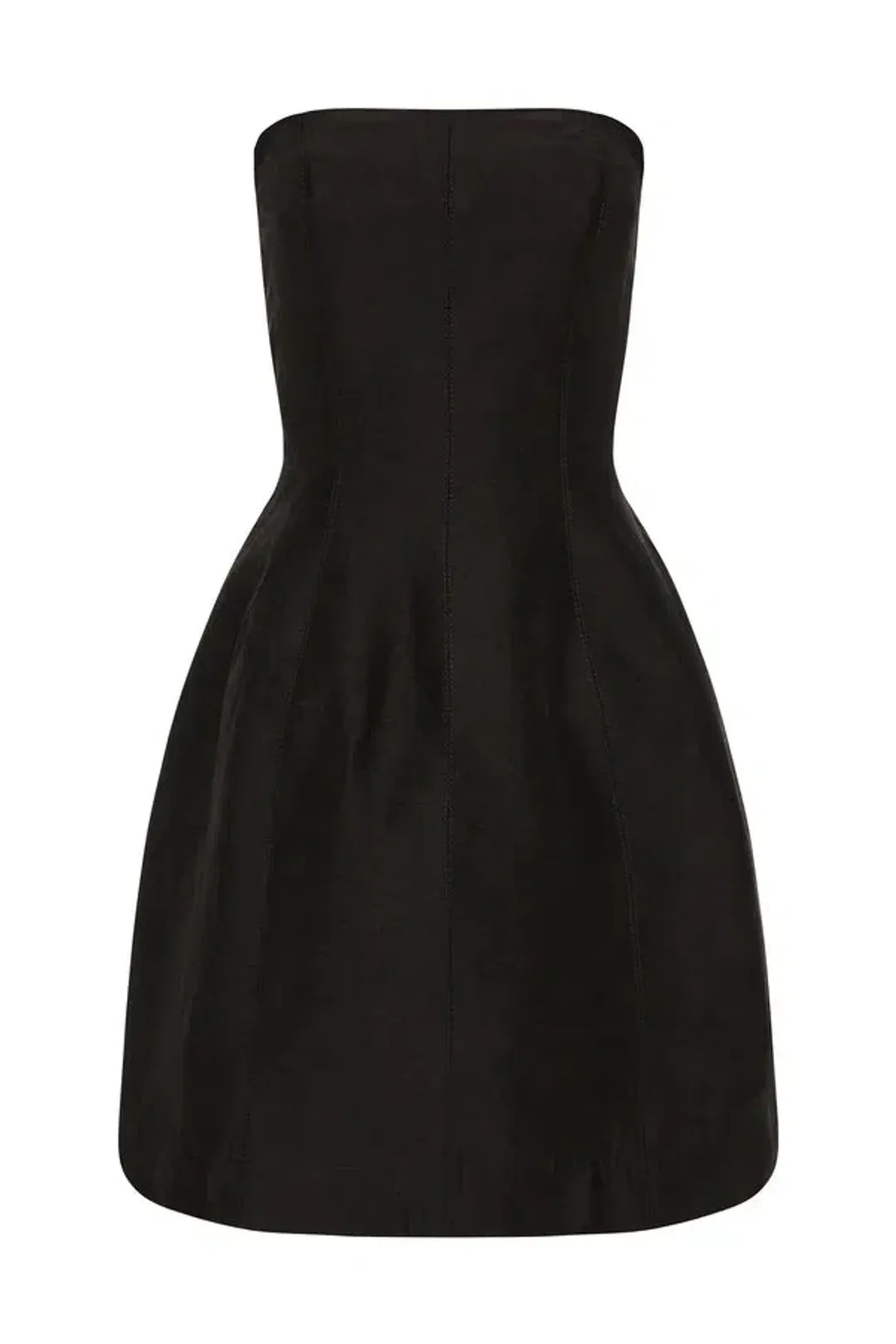 AJE Beret Strapless Mini Dress Black Size AU 8 for rent on The Volte - main image