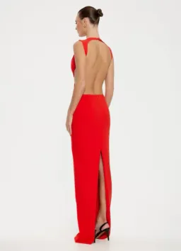 Effie Kats Valencia Gown Chery Red Size AU 10 for rent on The Volte - image 2