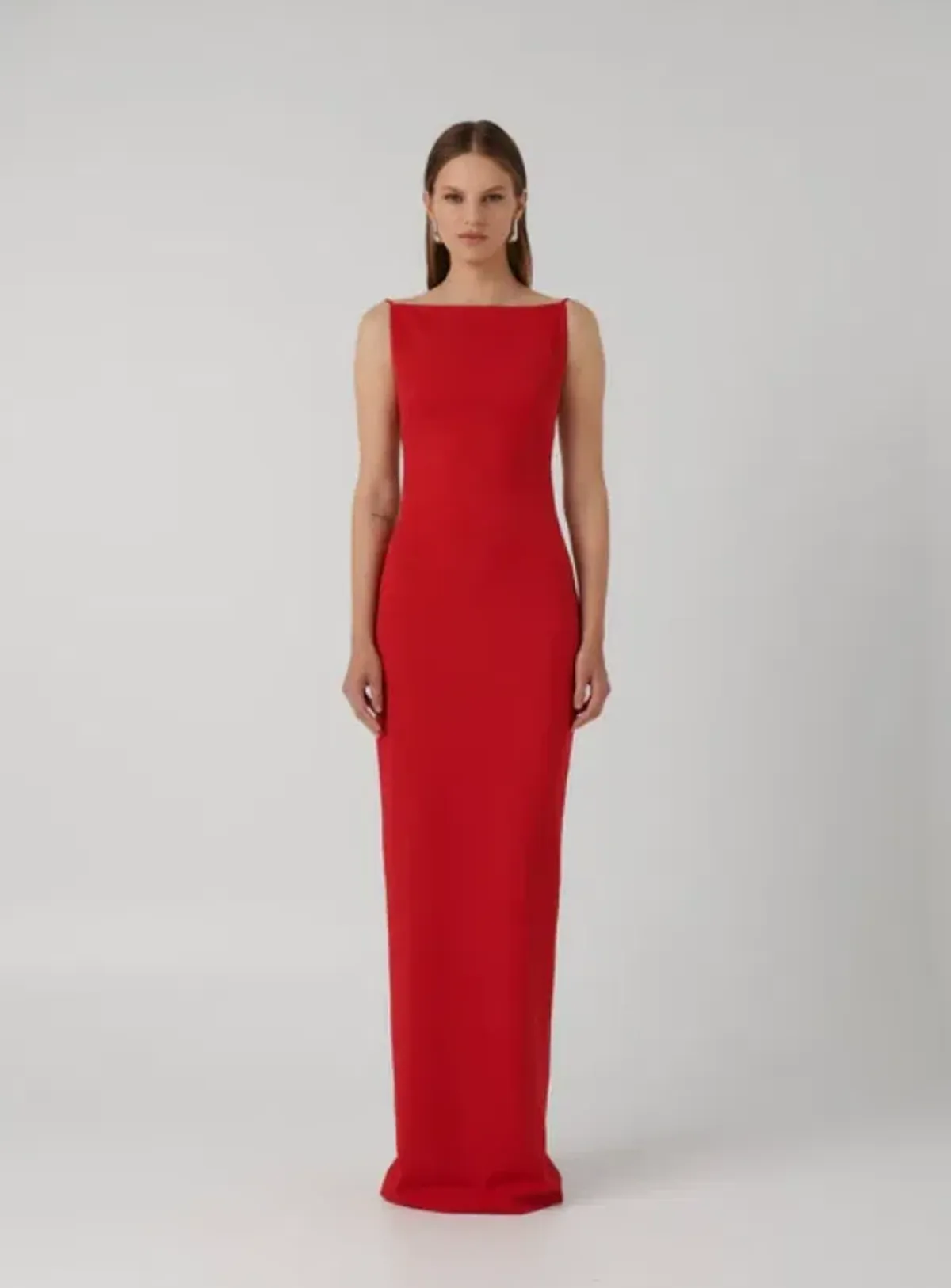 Effie Kats Gabbi Gown Maxi Red Size AU 14 for rent on The Volte - main image