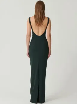 Effie Kats Verona Gown Sacramento Maxi Green Size AU 10 for rent on The Volte - image 2