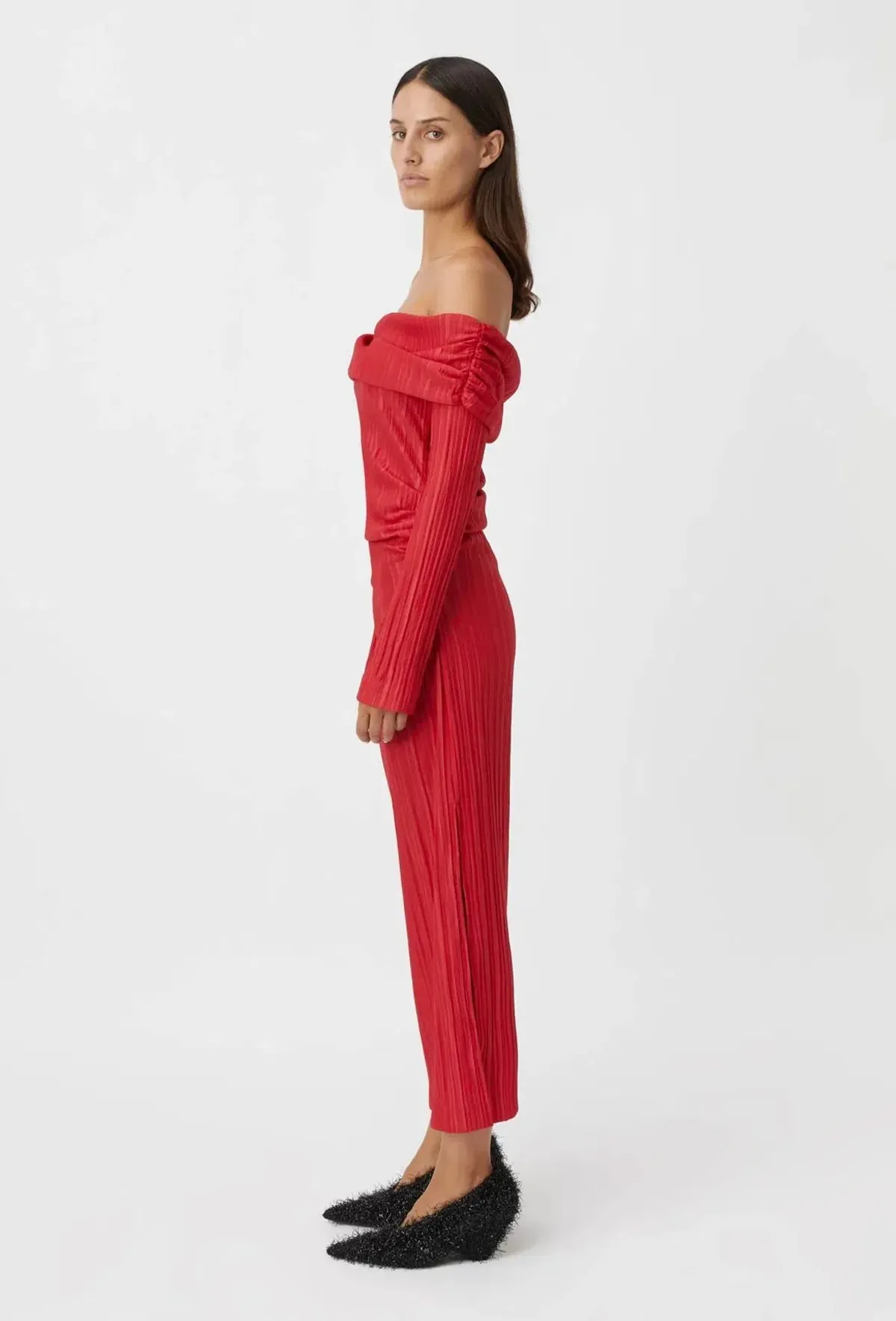 Camilla and Marc Shaw Midi Dress in Red Size 10 - Image 3