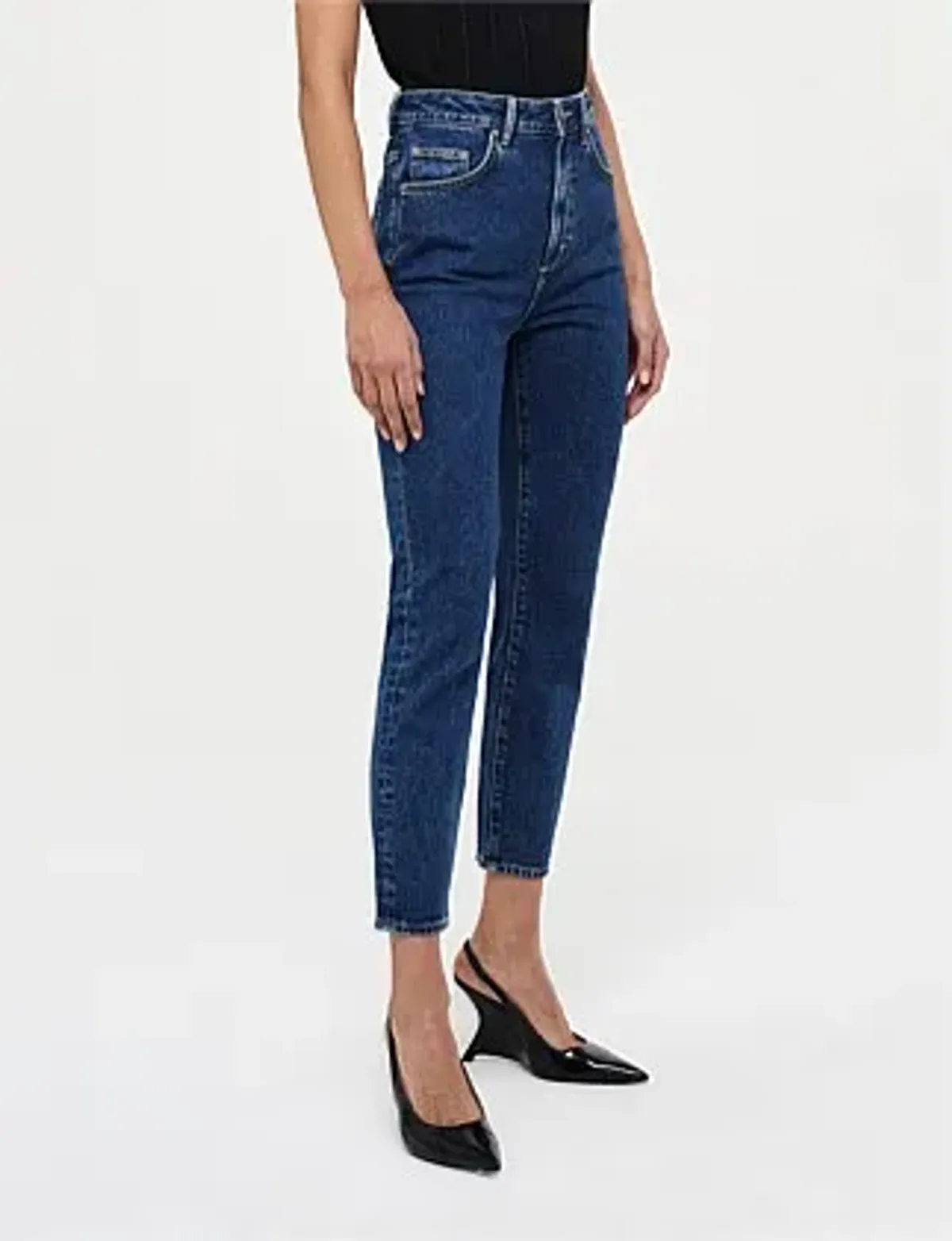 Neuw Denim Lola Mom Jean Pamt Royal Indigo Size 26in/Au 8 - Image 7