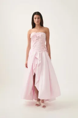 Aje Splendour Flower Gown Pastel Pink Size AU 8 for rent on The Volte - image 1