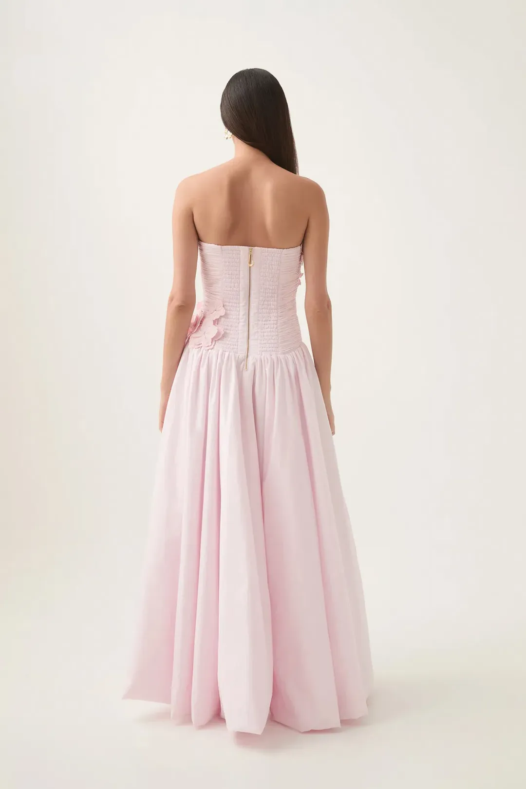 Aje Splendour Flower Gown Pastel Pink Size AU 8 for rent on The Volte - main image