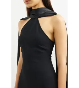 Solace London Ophelia Maxi Dress Black Size AU 12 for rent on The Volte - image 4