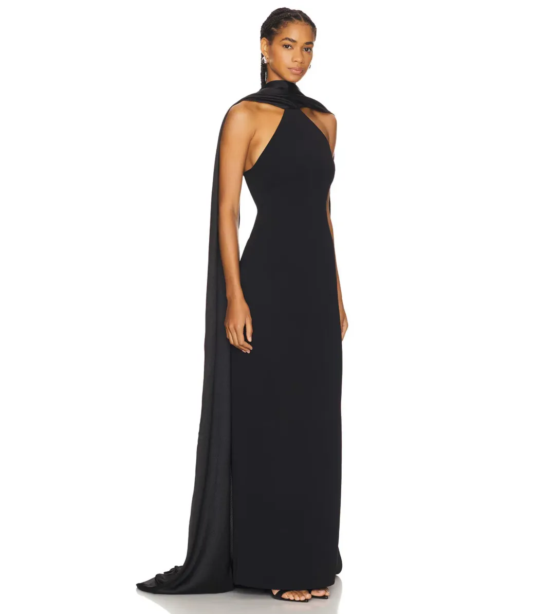 Solace London Ophelia Maxi Dress Black Size AU 12 for rent on The Volte - main image