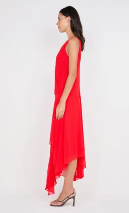 Bec & Bridge Rhone Wrap Asym Dress Chilli Size 10 for rent on The Volte - image 4