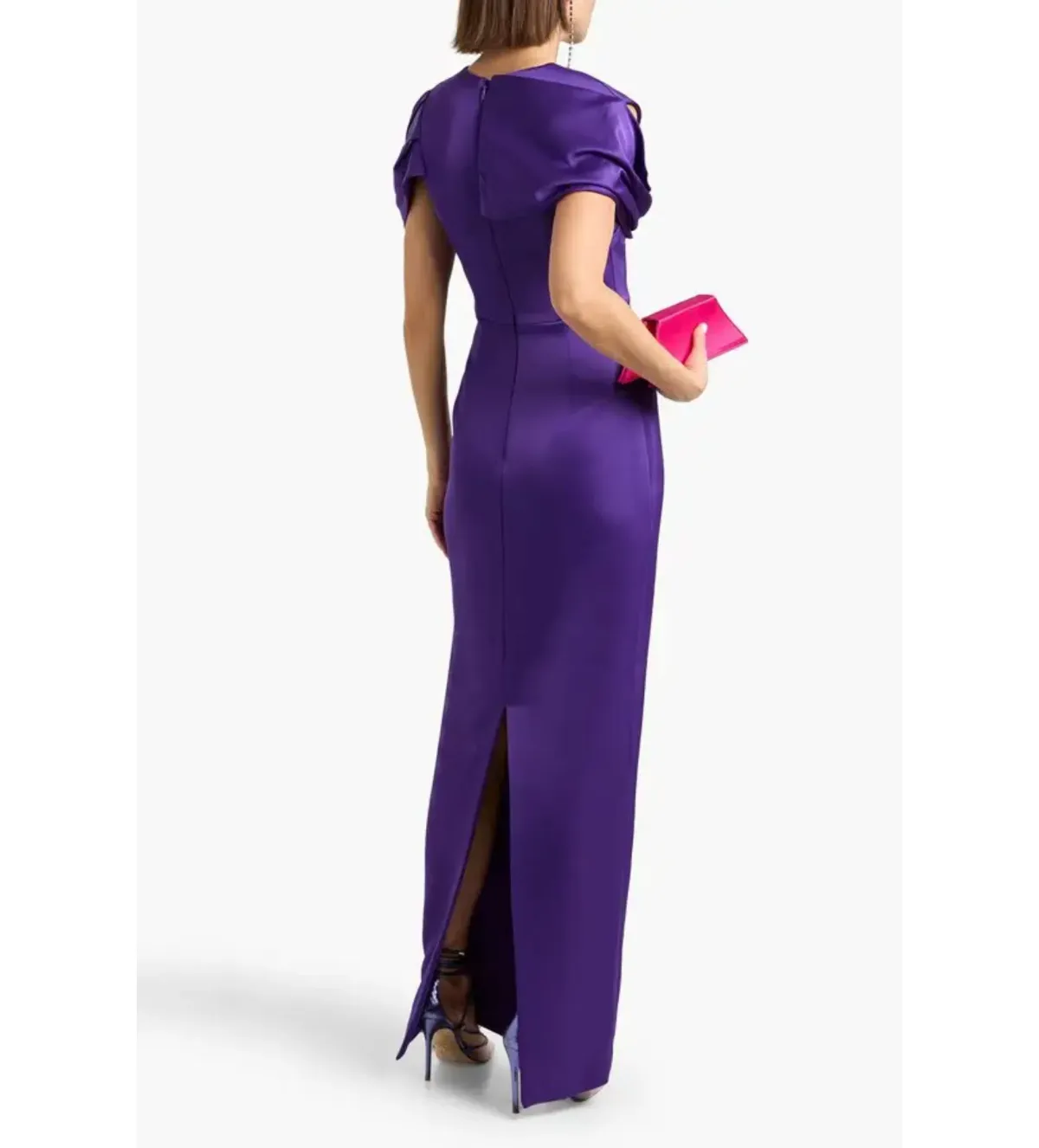 Rachel Gilbert Lorna Maxi Gown in Purple Size 2/AU10 - Image 2