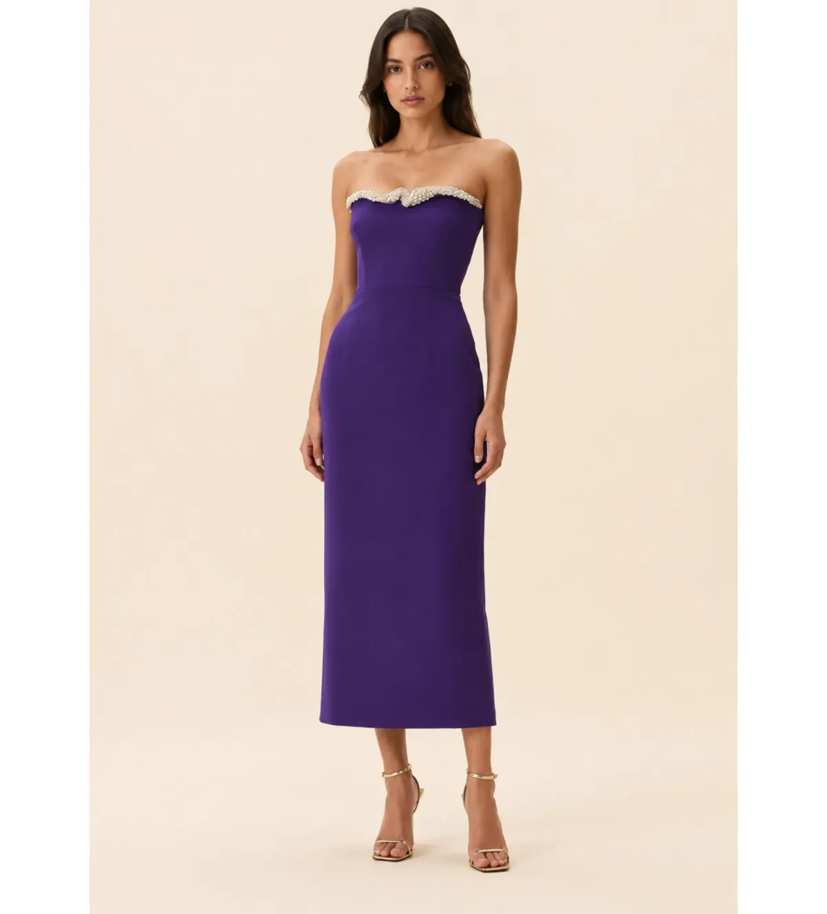 Rachel Gilbert Lorna Dress in Purple Size 0/AU6 - Image 1