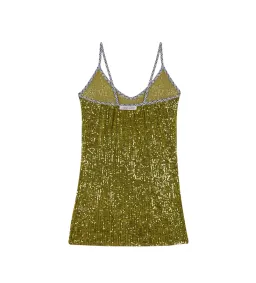 Handover Robers Dress Green Sequin Size AU 12 / Large Hand Over for rent on The Volte - image 5