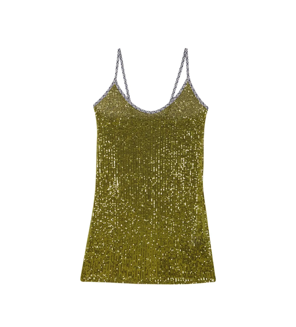 Handover Robers Dress Green Sequin Size AU 12 / Large Hand Over - Image 4