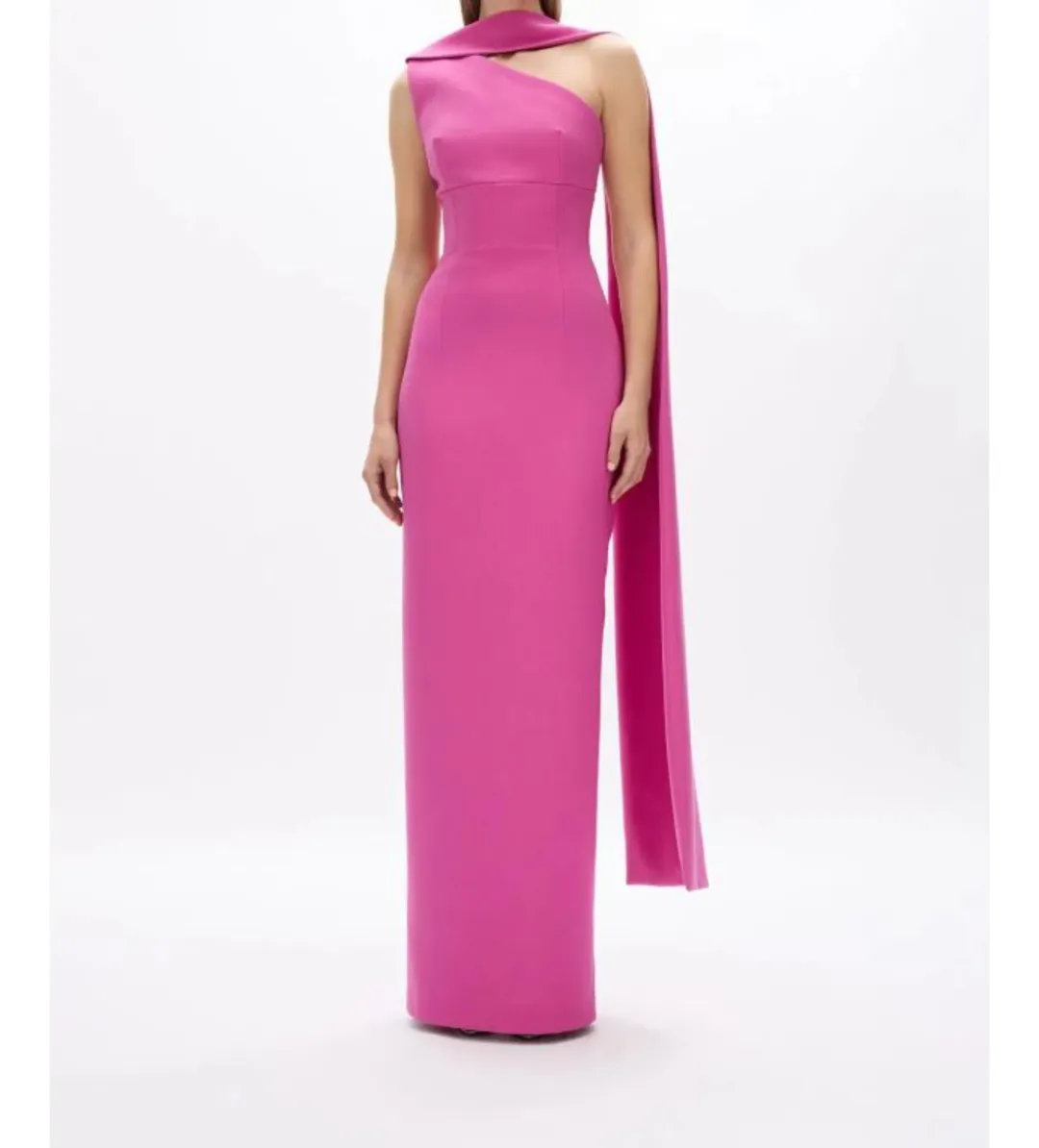 Rachel Gilbert Clara Gown Hot Pink Size 1/AU 8 for rent on The Volte - main image