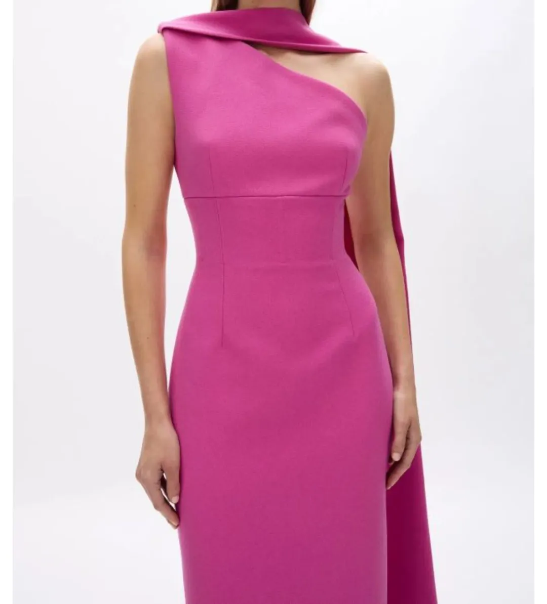 Rachel Gilbert Clara Gown Hot Pink Size 1/AU 8 for rent on The Volte - main image