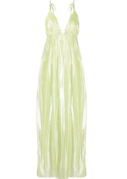 Manning Cartell Neon Heart Maxi Dress Lime Green Size 10 for rent on The Volte - image 3