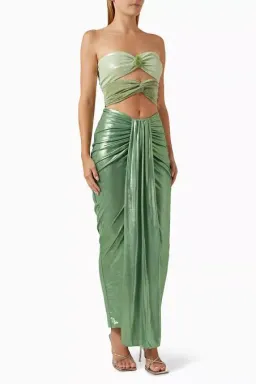 Baobab Giselle Maxi Dress Cucumber Green Size L /Au 12 for rent on The Volte - image 3