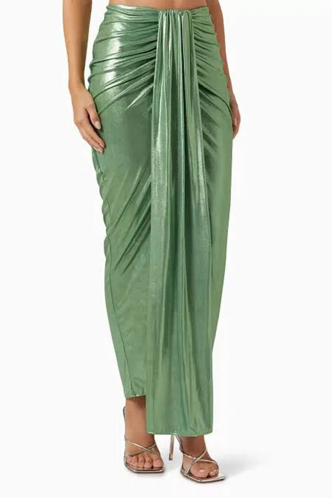 Baobab Giselle Maxi Dress Cucumber Green Size L /Au 12 for rent on The Volte - main image