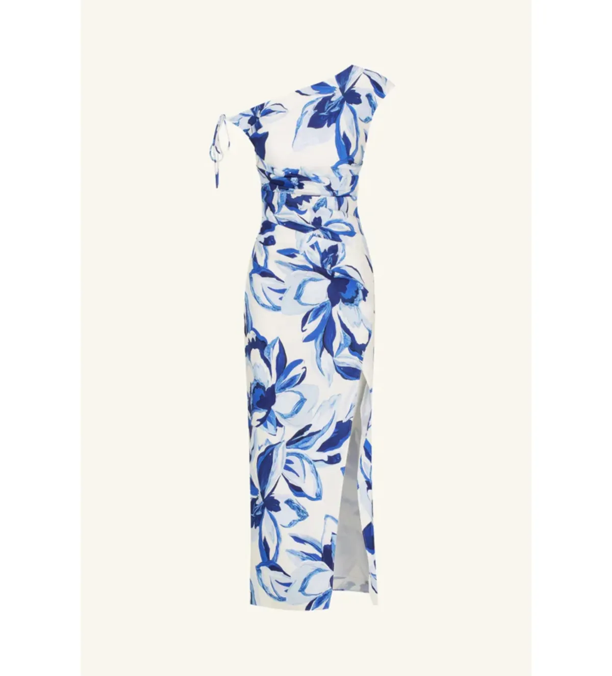 Shona Joy Stevie Gathered Maxi Dress in Bluebell Wallpaper Size 12 - Image 3