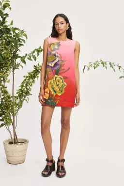 Alemais Inez Mini Dress Print Size 12 for rent on The Volte - image 2