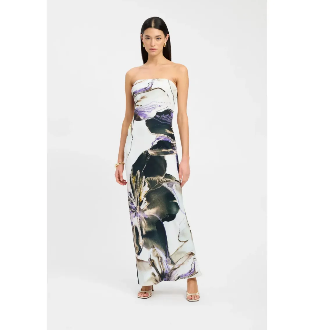 Kookai Ava Midi Dress Multi Size 34 / AU 6 for rent on The Volte - main image