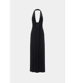 MISHA Jennifer Cupro Maxi Dress Black Size 8/S for rent on The Volte - image 5