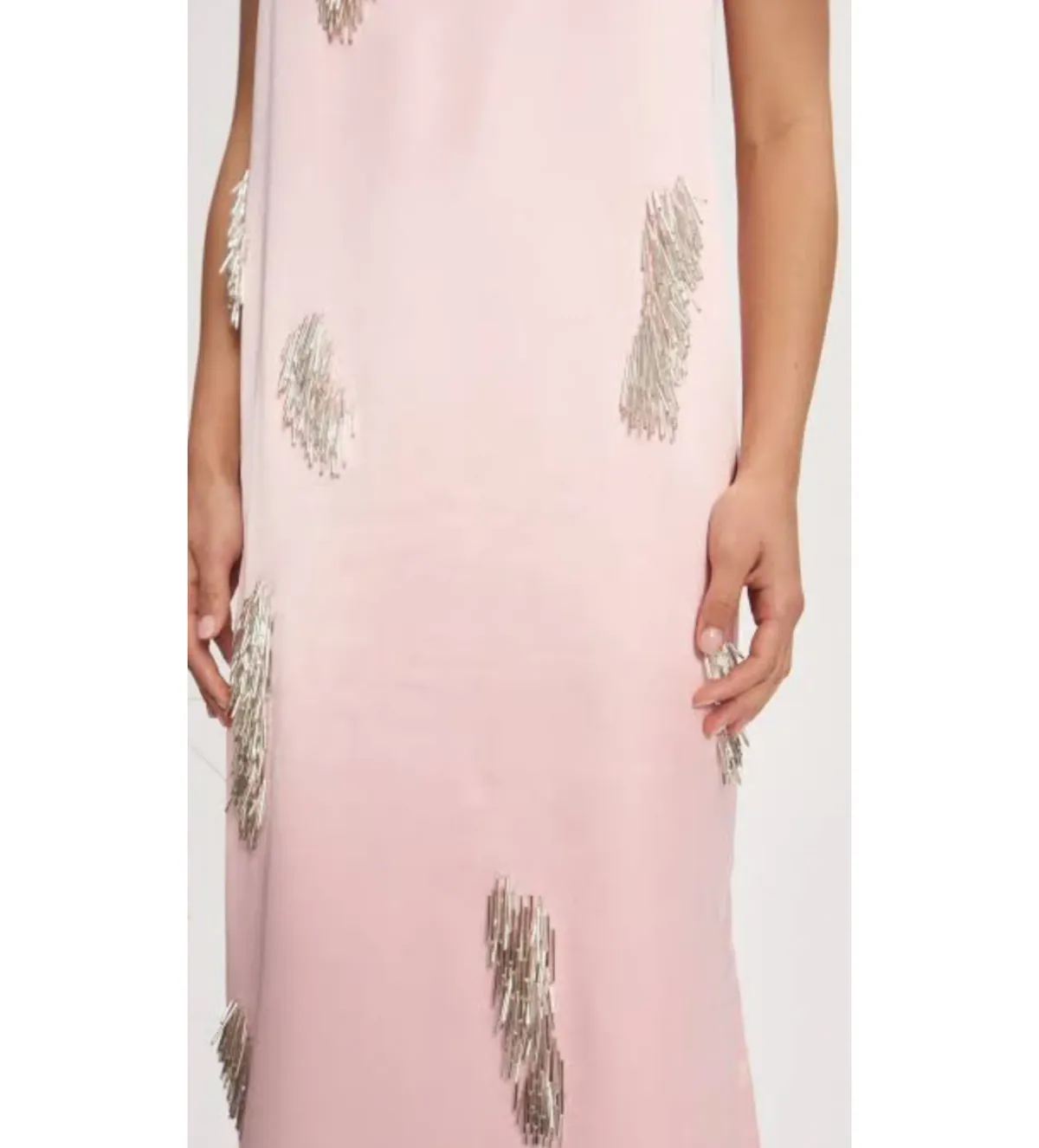 Alemais Cindy Embellished Slip Dress Pink Size 10 - Image 3
