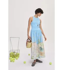 Alemais Anouk Tank Midi Dress Print Size AU 8 for rent on The Volte - image 2