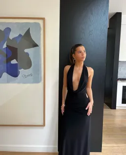 La Marie, Nadia dress, black, Size 8 for rent on The Volte - image 2