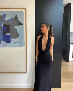 La Marie, Nadia dress, black, Size 8 for rent on The Volte - image 1