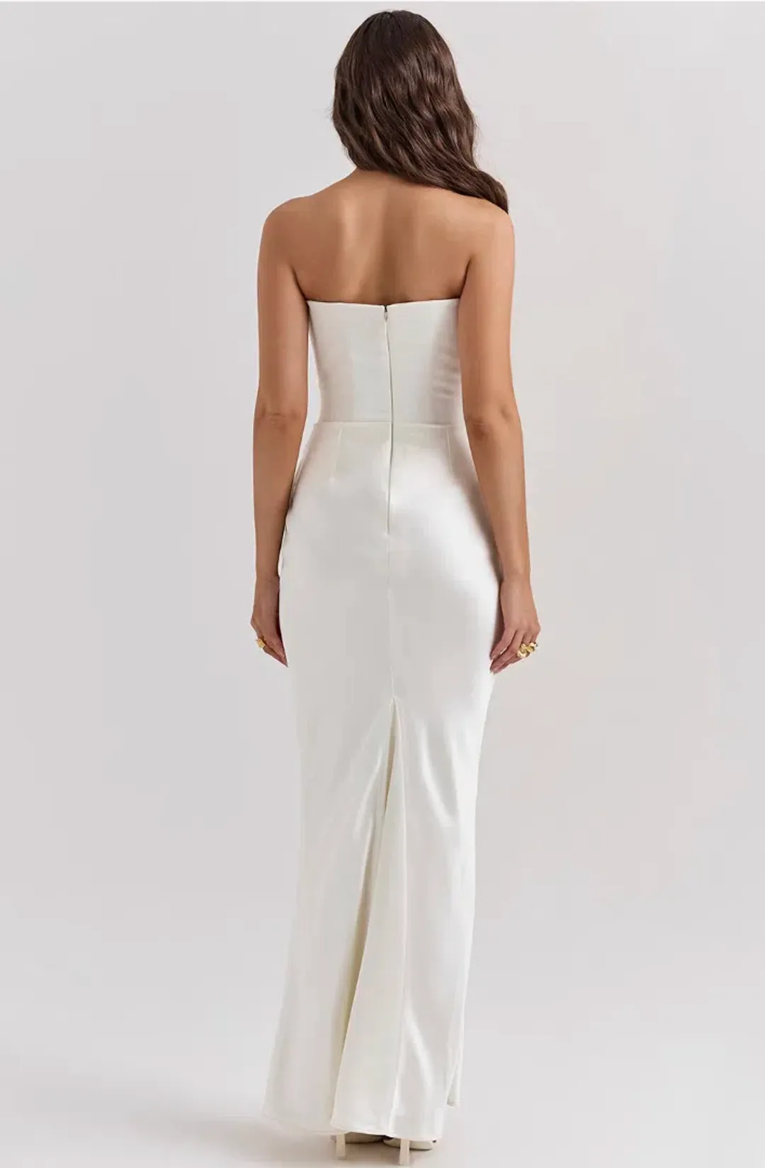 House Of CB Persephone Dress Maxi White Size AU 6 for rent on The Volte - main image