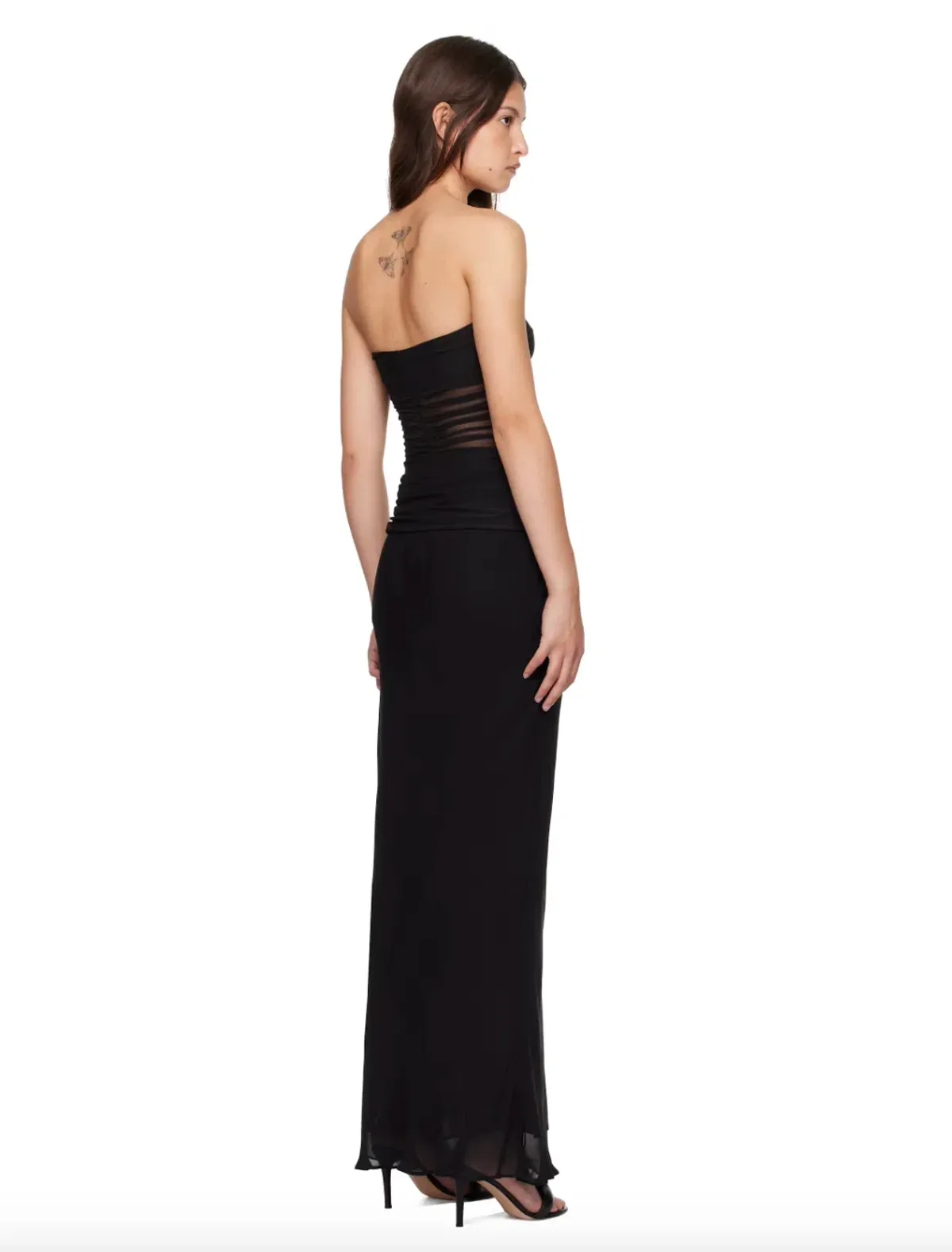 Bec & Bridge Noemi Strapless Dress in Black Size 8 - Image 5