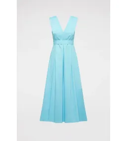 Scanlan Theodore Parachute Panelled Midi Dress in Sky Blue Size S / AU 8 for rent on The Volte - image 4