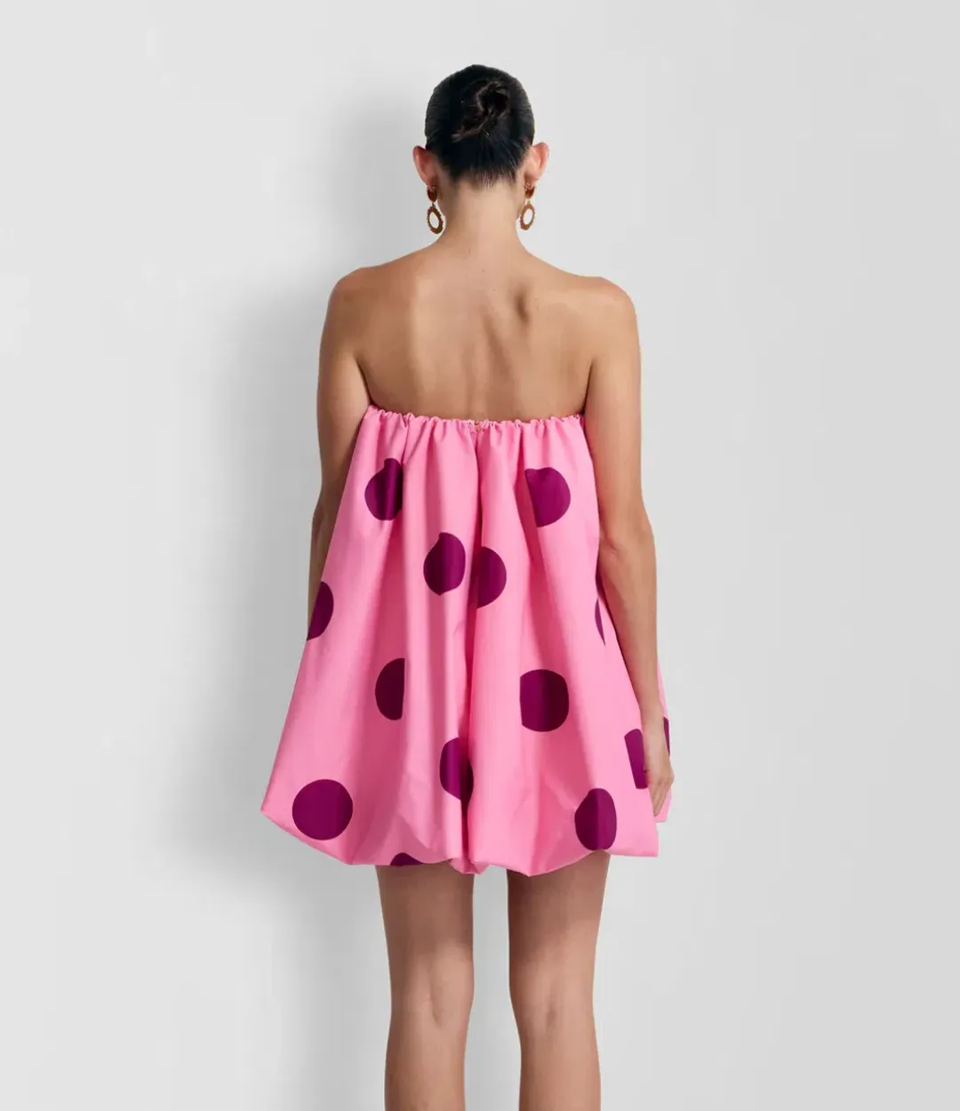 The Wolf Gang Gia Dress Mini Dress Pink Print Size 8 for rent on The Volte - main image