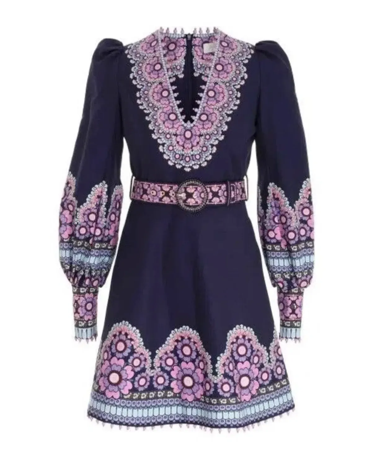 Zimmermann Dress Gemini Daisy Celestial Beaded Mini Size 10 - Image 3