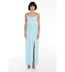Manning Cartell Double Time Pleat Dress in Acqua spritz Size AU 6 for rent on The Volte - image 1