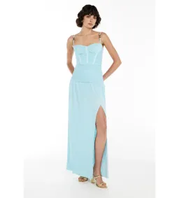 Manning Cartell Double Time Pleat Dress in Acqua spritz Size AU 6 for rent on The Volte - image 2