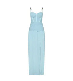 Manning Cartell Double Time Pleat Dress in Acqua spritz Size AU 6 for rent on The Volte - image 6